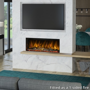 Elgin & Hall Pryzm Arteon 1000 3 Sided Electric Fire